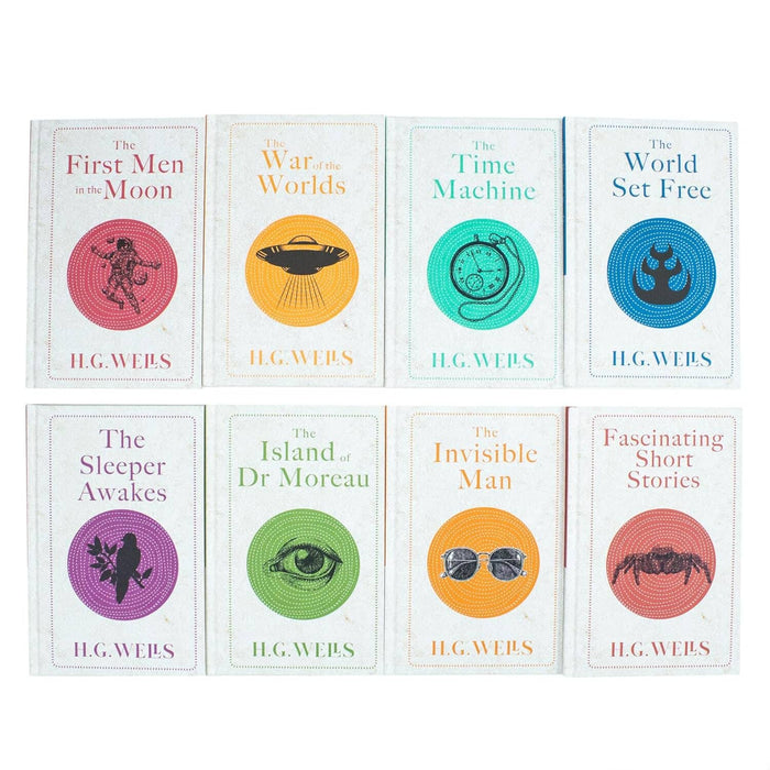 The Complete HG Wells 8 Books Collection Box Set - Fiction - Hardback Fiction Classic Editions