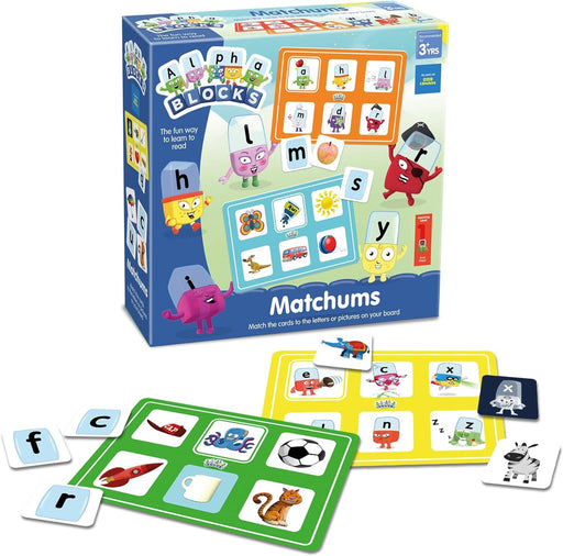 Alphablocks Matchums: Match The Cards To The Letters Or Pictures On Your Board By Trends UK - Ages 3+ - Educational Toys 0-5 TRENDS UK LTD