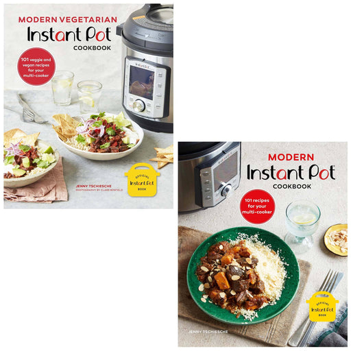 Modern Instant Pot: 2 Cookbook Collection set by Jenny Tschiesche: 101 recipes & veggie and vegan recipes for your multi-cooker - Hardback Non-Fiction Ryland, Peters & Small Ltd
