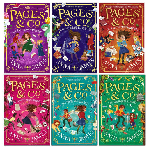Pages & Co Series by Anna James 6 Books Collection Set - Age 9-14 - Paperback 9-14 HarperCollins Publishers