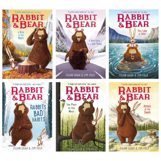 Rabbit and Bear Series By Julian Gough & Jim Field 6 Books Collection Set - Ages 5-8 - Paperback/Hardback 7-9 Hachette