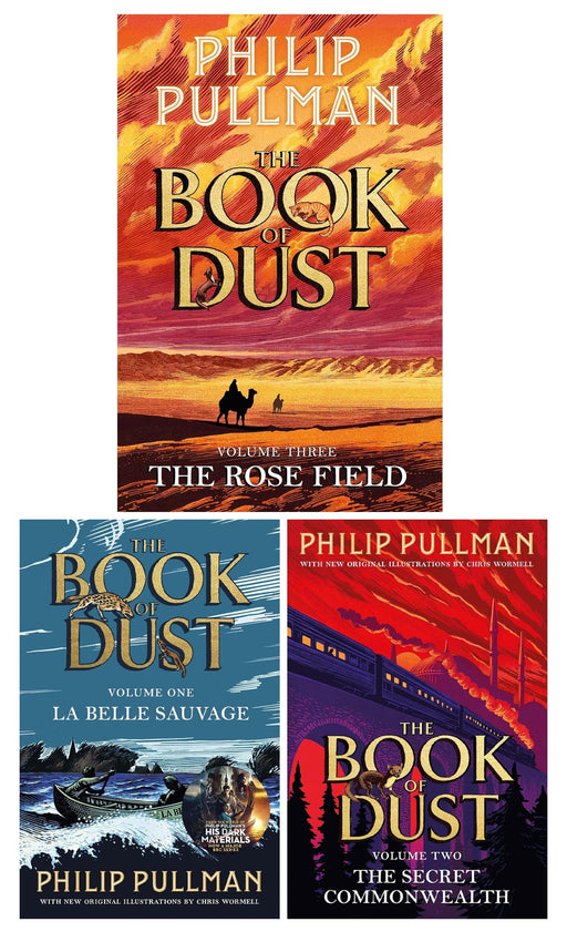 The Book of Dust (Vol 1-3) (His Dark Materials) by Philip Pullman Illustrated 3 Books Collection Set - Ages 12-17 - Paperback/Hardback Fiction Penguin Random House