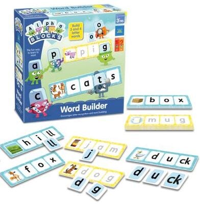 Alphablocks Word Builder (Build 3 and 4 Letter Words) By Trends UK - Ages 3+ - Educational Toys 0-5 TRENDS UK LTD