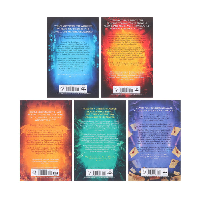 Discworld by Terry Pratchett: Enter the Discworld 5 Books Box Set - Fiction - Paperback Fiction Penguin