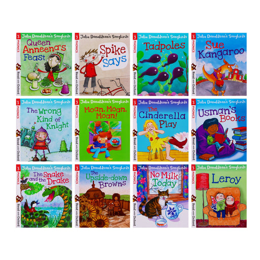 Julia Donaldson's Songbirds Phonics: Read with Oxford Stages 1-4 36 Books Collection Set - Ages 0-5 - Paperback 0-5 Oxford University Press