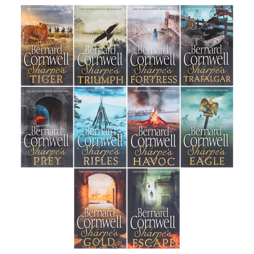 Sharpe by Bernard Cornwell 10 Books Collection Set - Fiction - Paperback Fiction HarperCollins Publishers