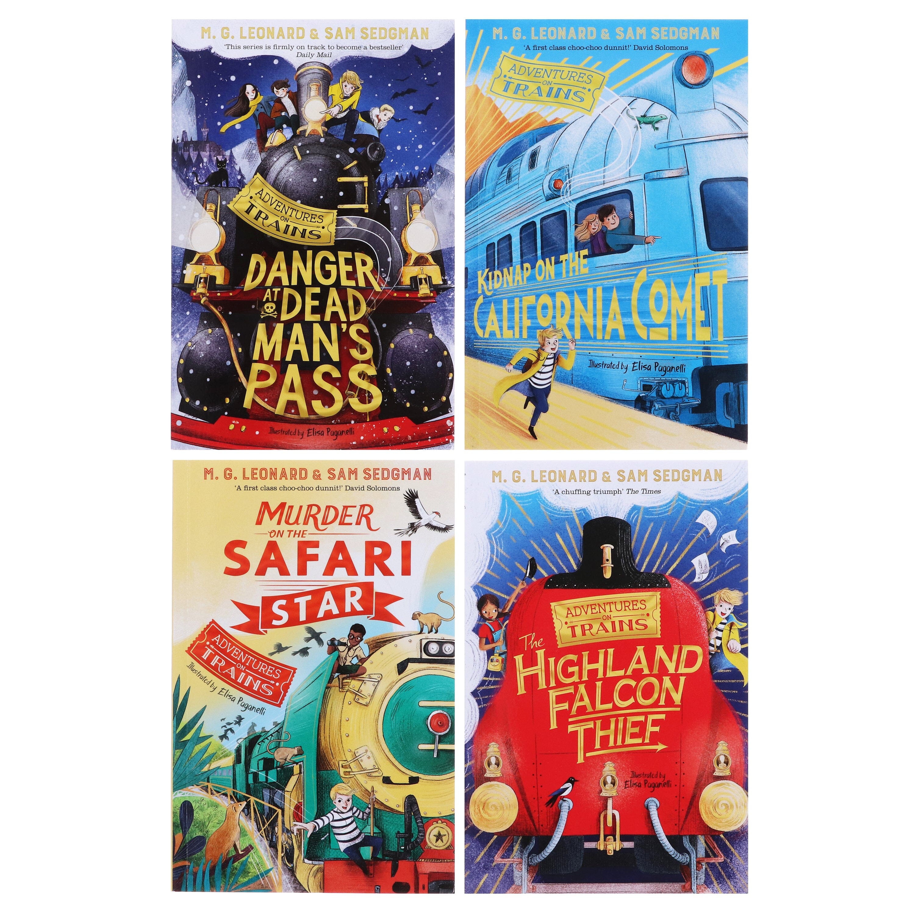 The Adventures on Trains book series in order - Pan Macmillan