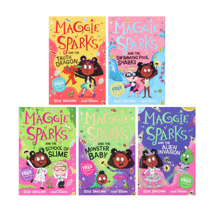 Maggie Sparks Series By Steve Smallman 5 Books Collection Box Set With Free Audio Books - Ages 5-7 - Paperback 5-7 Sweet Cherry Publishing