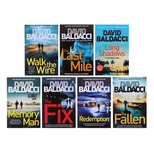 David Baldacci Amos Decker Series 7 Books Collection Set - Fiction - Paperback Fiction Pan Macmillan