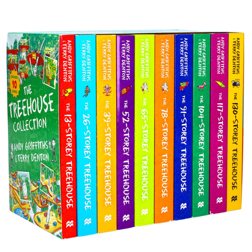The Treehouse Series by Andy Griffiths & Terry Denton 10 Books Collection Box Set - Ages 7-11 - Paperback 5-7 Pan Macmillan