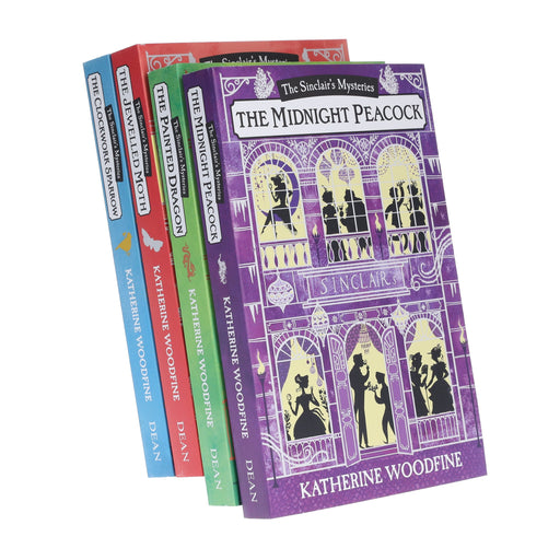 The Sinclairs Mysteries 4 Book Collection By Katherine Woodfine - Ages 9-14 - Paperback 9-14 Egmont Publishing