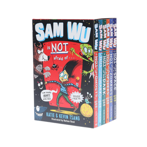 Sam Wu 6 Books Collection Box Set by Katie & Kevin Tsang - Ages 6 years and up - Paperback 7-9 Dean