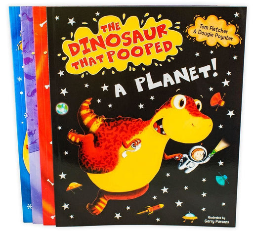 The Dinosaur that Pooped 4 Book Collection - Ages 5-7 - Paperback - Tom Fletcher and Dougie Poynter 5-7 Red Fox