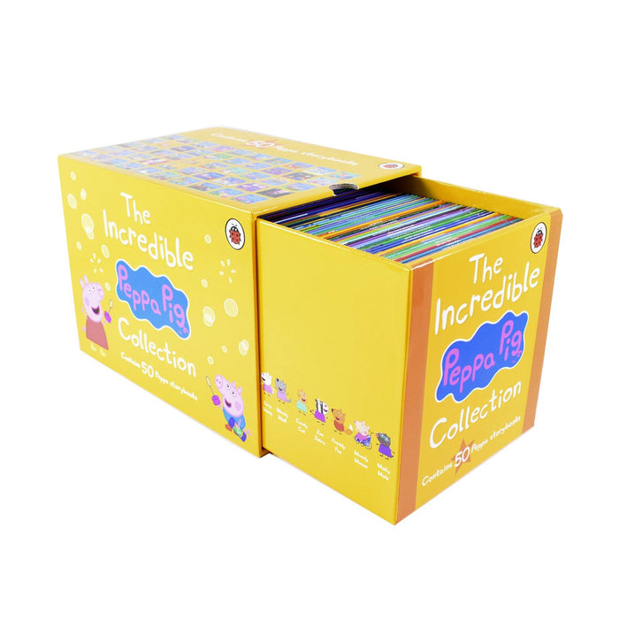 The Incredible Peppa Pig Collection 50 Paperbacks Books Box Set - Ages 5-7 - By Ladybird 5-7 Ladybird