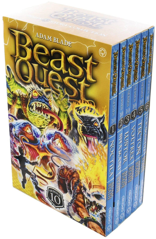 Beast Quest Series 10 Box Set 6 Books Ages 7-9 Paperback By Adam Blade 7-9 Orchard