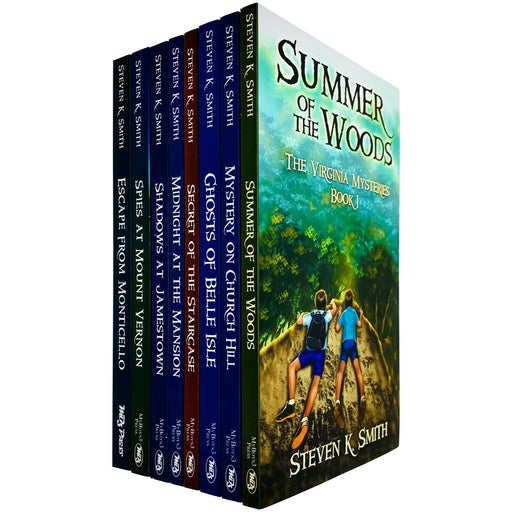 Virginia Mysteries Series 8 Books - Ages 9-14 - Pack Paperback By Steven K Smith 9-14 MyBoys3 Press