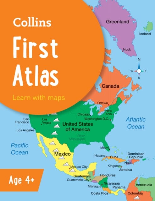 Collins First Atlas : Ideal for Learning at School and at Home by Collins Maps Extended Range HarperCollins Publishers