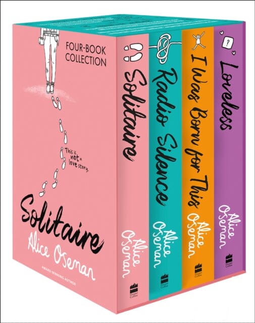 Alice Oseman Four-Book Collection Box Set (Solitaire, Radio Silence, I Was Born For This, Loveless) by Alice Oseman Extended Range HarperCollins Publishers