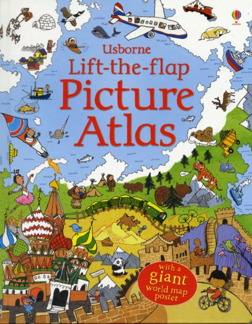 Lift-the-Flap Picture Atlas by Alex Frith Extended Range Usborne Publishing Ltd