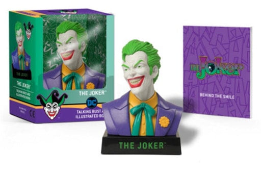 The Joker Talking Bust and Illustrated Book by Matthew K. Manning Extended Range Running Press, U.S.