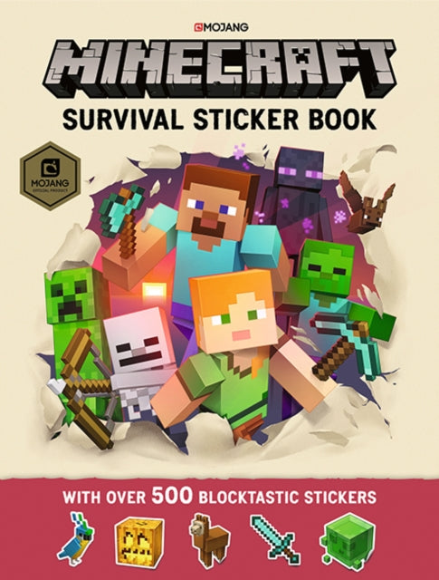 Minecraft Survival Sticker Book: An Official Minecraft Book from Mojang Extended Range HarperCollins Publishers