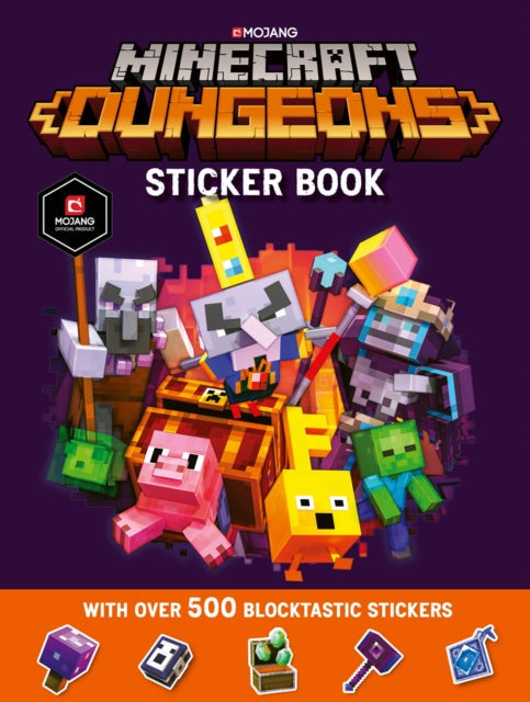 Minecraft Dungeons Sticker Book by Mojang Extended Range HarperCollins Publishers
