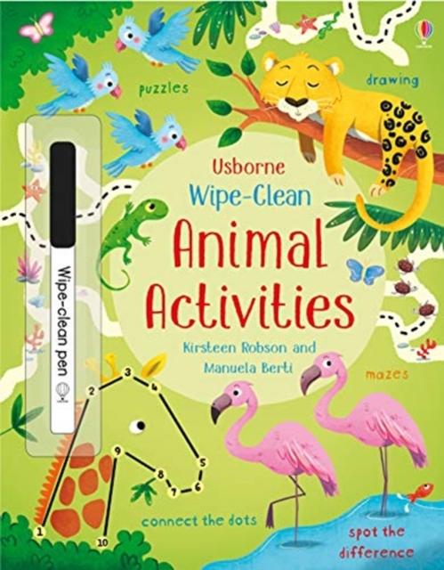 Wipe-Clean Animal Activities Popular Titles Usborne Publishing Ltd