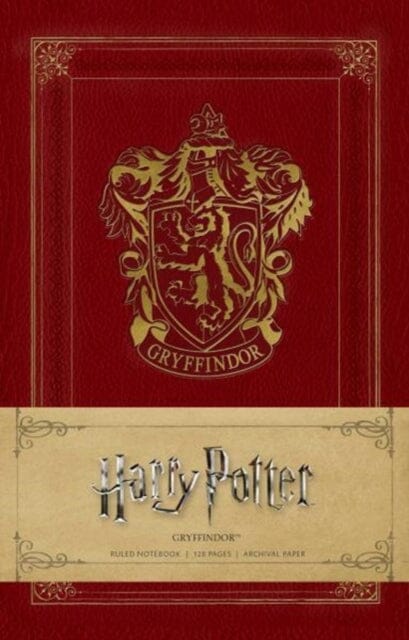 Harry Potter: Gryffindor Ruled Notebook by Insight Editions Extended Range Insight Editions