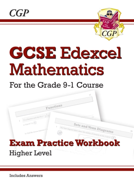 GCSE Maths Edexcel Exam Practice Workbook: Higher - for the Grade 9-1 Course (includes Answers) Extended Range Coordination Group Publications Ltd (CGP)