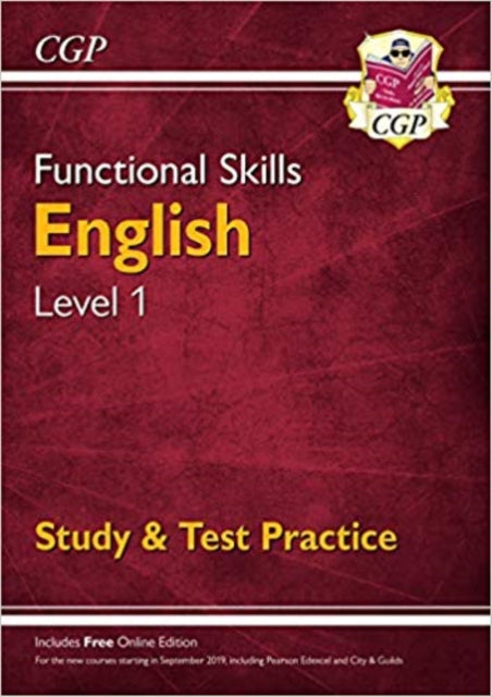 Functional Skills English Level 1 - Study & Test Practice Extended Range Coordination Group Publications Ltd (CGP)