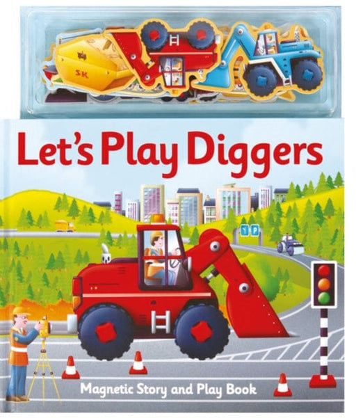 Magnetic Let's Play Diggers by Alfie Clover Extended Range Imagine That Publishing Ltd