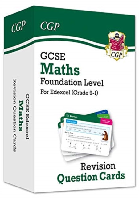 Grade 9-1 GCSE Maths Edexcel Revision Question Cards - Foundation Extended Range Coordination Group Publications Ltd (CGP)