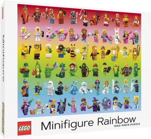 LEGO Minifigure Rainbow 1000-Piece Puzzle Extended Range Chronicle Books