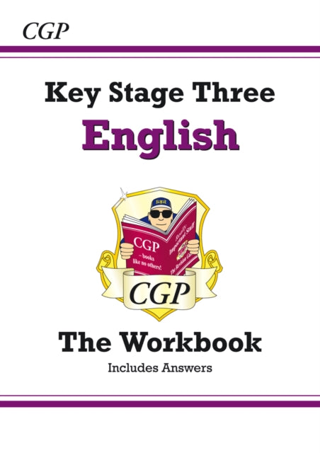 KS3 English Workbook (with answers) by CGP Books Extended Range Coordination Group Publications Ltd (CGP)