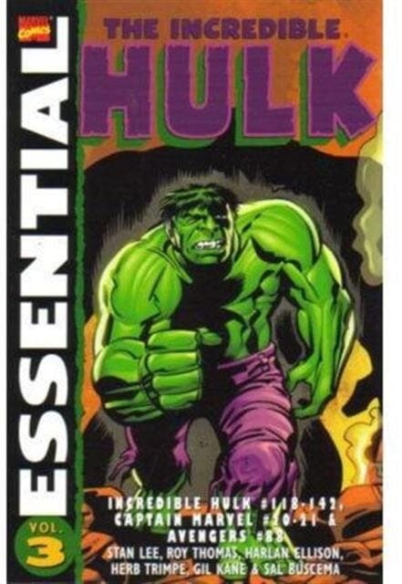 Essential Incredible Hulk Vol.3 : Incredible Hulk #118-142, Captain Marvel #20-21 & Avengers #88 by Stan Lee Extended Range Panini Publishing Ltd