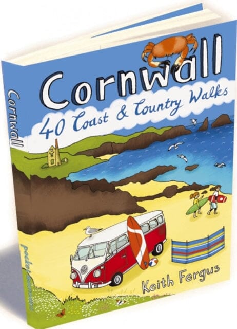 Cornwall: 40 Coast and Country Walks by Keith Fergus Extended Range Pocket Mountains Ltd