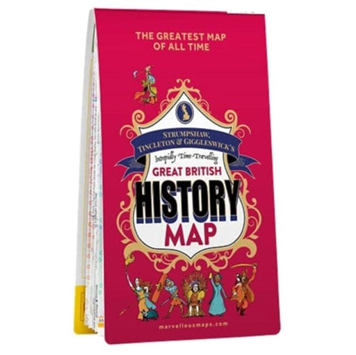 Great British History Map Extended Range Marvellous Maps