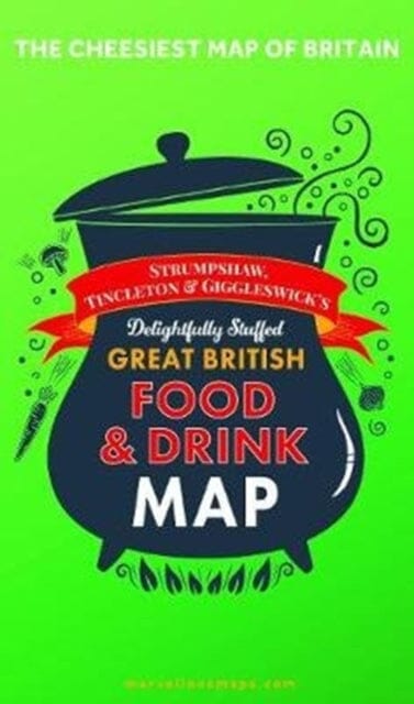 Great British Food & Drink Map Extended Range Marvellous Maps