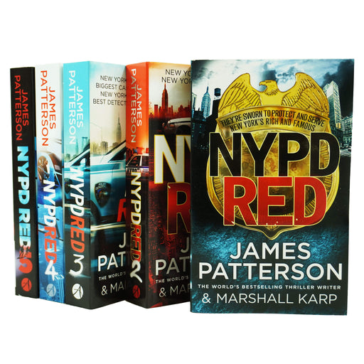 NYPD Red by James Patterson: Books 1-5 Collection Set - Fiction - Paperback Fiction Arrow Books