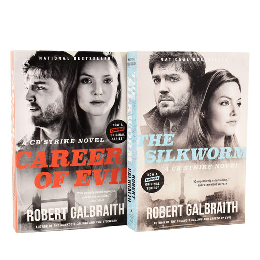Cormoran Strike Series by Robert Galbraith 2 Books Set (The Silkworm, Career of Evil) - Adult - Paperback Adult Mulholland Books
