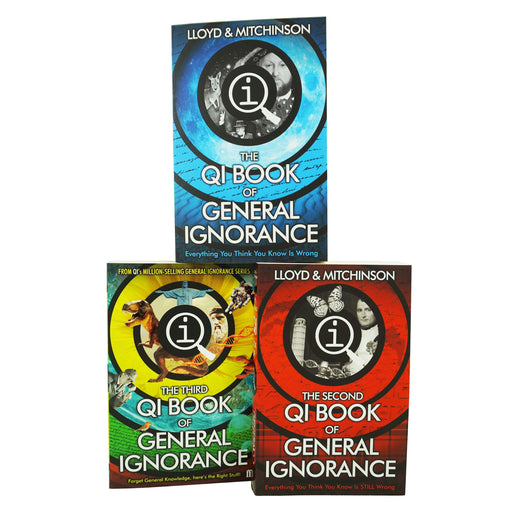 Qi - Book of General Ignorance 3 Books Collection Set By John Lloyd, John Mitchinson - Non-Fiction - Paperback Non Fiction Faber & Faber