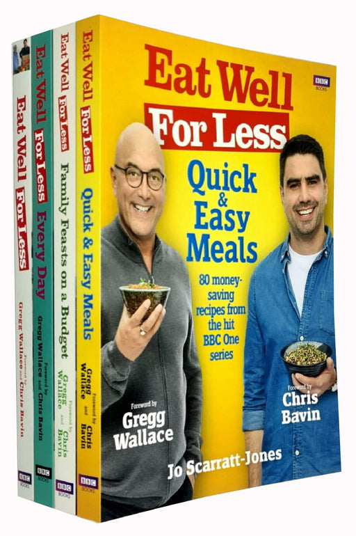 Eat Well For Less Collection 4 Books Set By Jo Scarratt-Jones - Paperback Cooking Book BBC Books