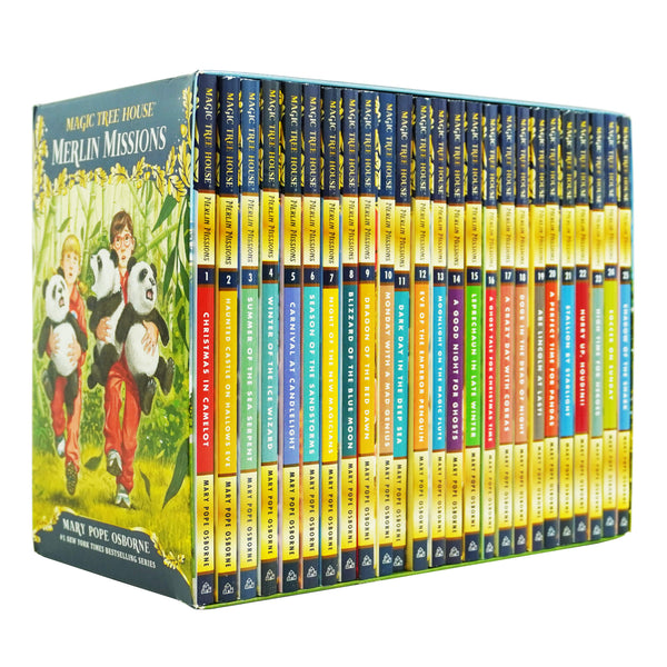 Magic Tree House Merlin Missions by Mary Pope Osborne: Books 1-25 Box Set - Ages 7+ - Paperback 7-9 Random House USA Inc Magic Tree House Merlin Missions by Mary Pope Osborne: Books 1-25 Box Set - Ages 7+ - Paperback 7-9 Random House USA Inc