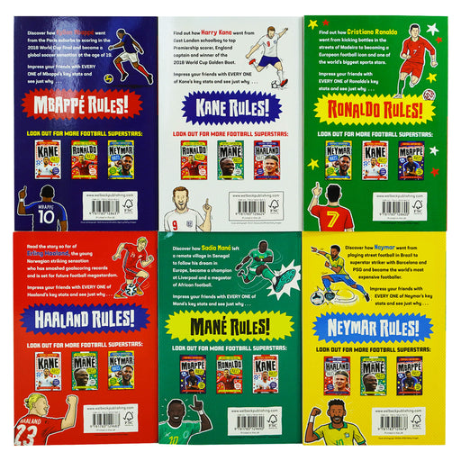 Football Superstars 6 Books Collection Set By Simon Mugford & Dan Green - Ages 5 years and up - Paperback 5-7 Welbeck Publishing
