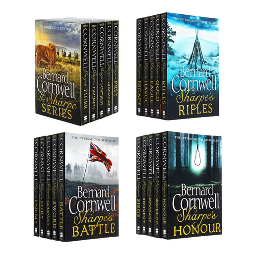 Bernard Cornwell The Sharpe Series 1-20 Books Collection Set - Fiction - Paperback Fiction HarperCollins Publishers