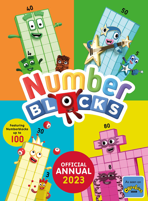 Numberblocks Official Annual 2023 By Sweet Cherry Publishing - Ages 4+ - Hardback 0-5 Sweet Cherry Publishing