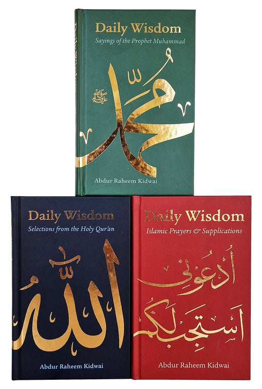 Daily Wisdom Series by Abdur Raheem Kidwai 3 Books Collection Set - Non Fiction - Hardback Non-Fiction Kube Publishing