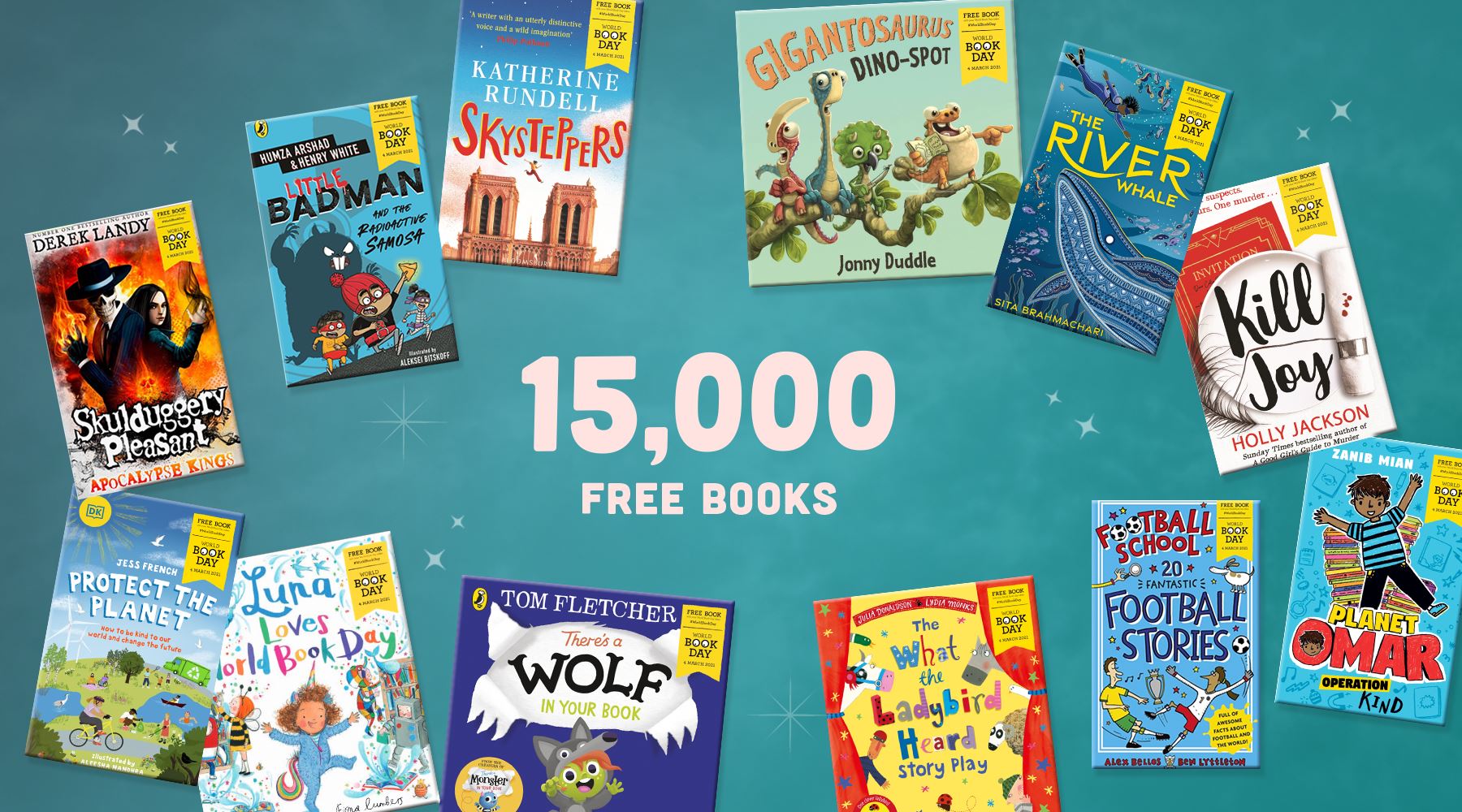 National Online Book Retailer pledges 15,000 free books for Children on World Book Day