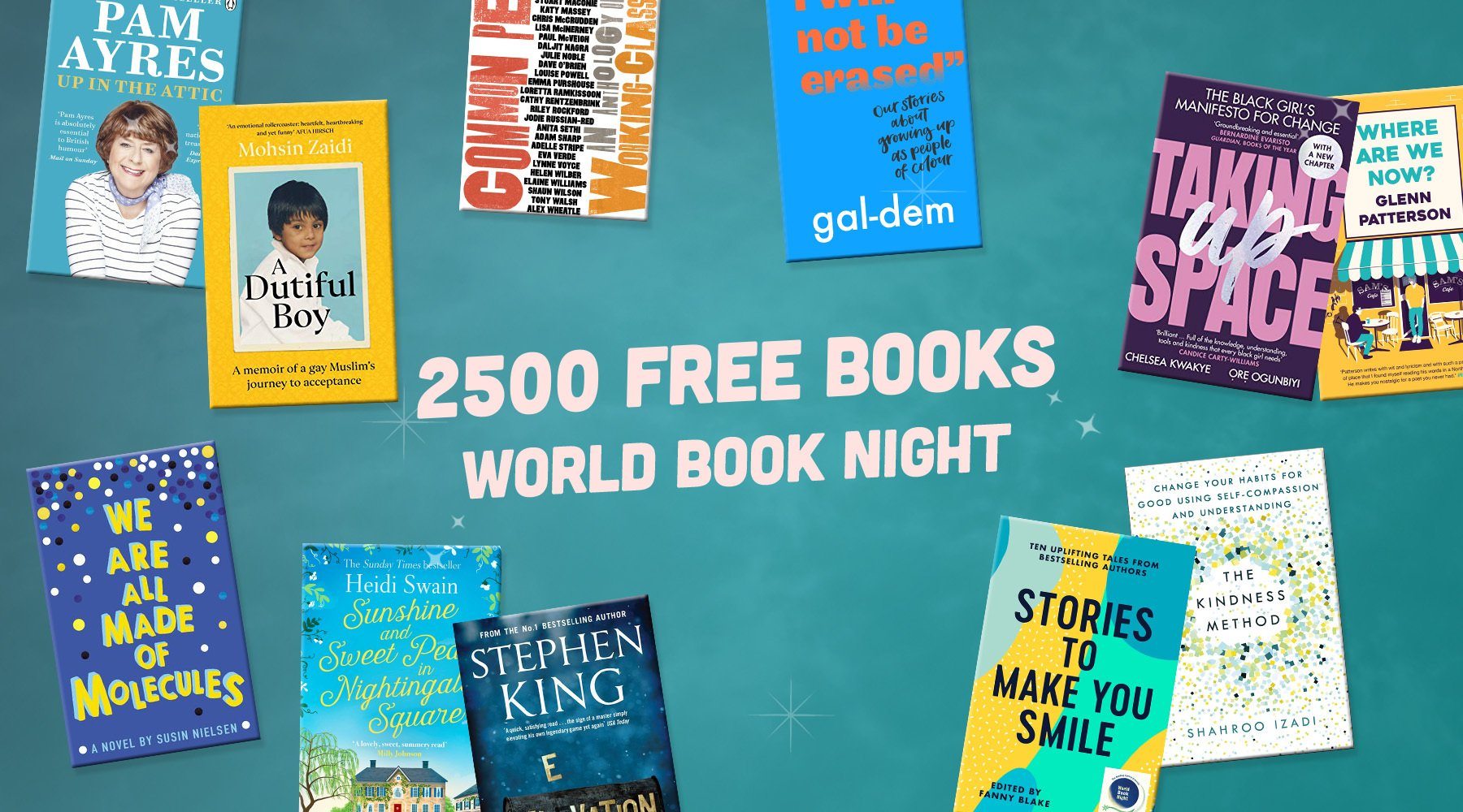 2,500 free books from national online bookseller to support World Book Night.