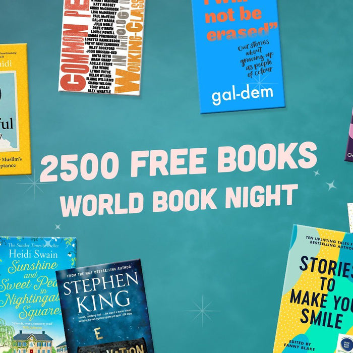 2,500 free books from national online bookseller to support World Book Night.